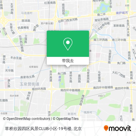 草桥欣园四区风景CLUB小区-19号楼地图