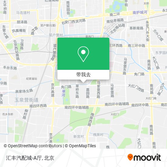 汇丰汽配城-A厅地图