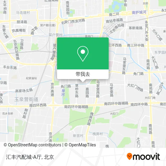 汇丰汽配城-A厅地图
