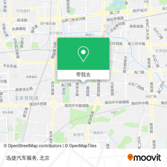迅捷汽车服务地图