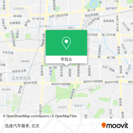 迅捷汽车服务地图