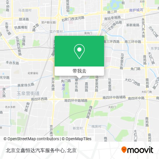 北京立鑫恒达汽车服务中心地图