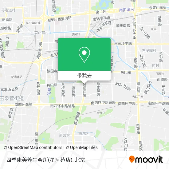 四季康美养生会所(星河苑店)地图