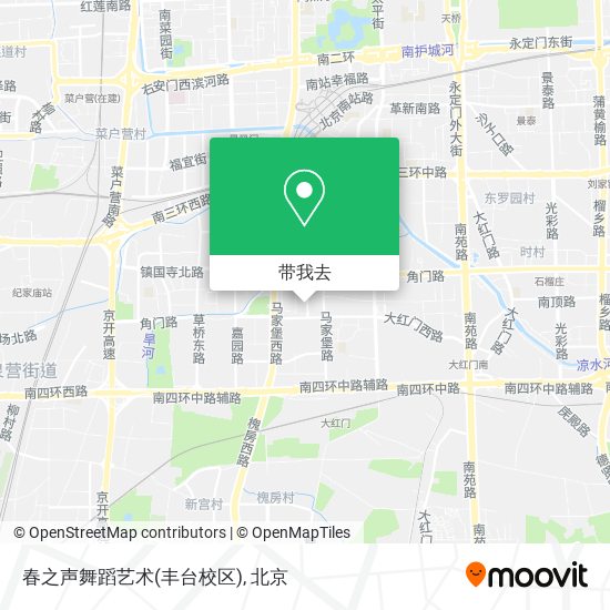 春之声舞蹈艺术(丰台校区)地图