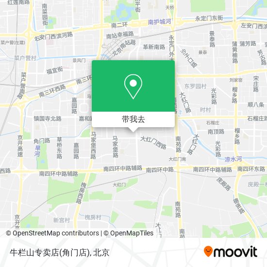 牛栏山专卖店(角门店)地图