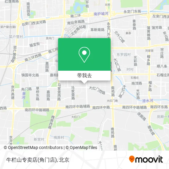 牛栏山专卖店(角门店)地图