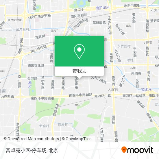 富卓苑小区-停车场地图