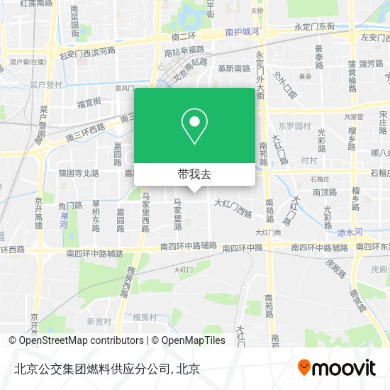 北京公交集团燃料供应分公司地图