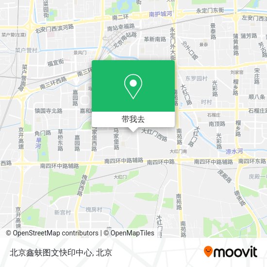北京鑫蚨图文快印中心地图