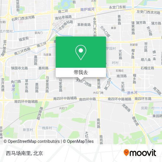 西马场南里地图