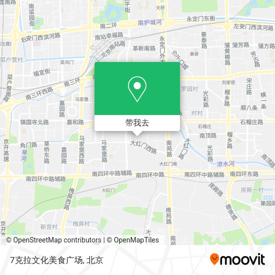 7克拉文化美食广场地图