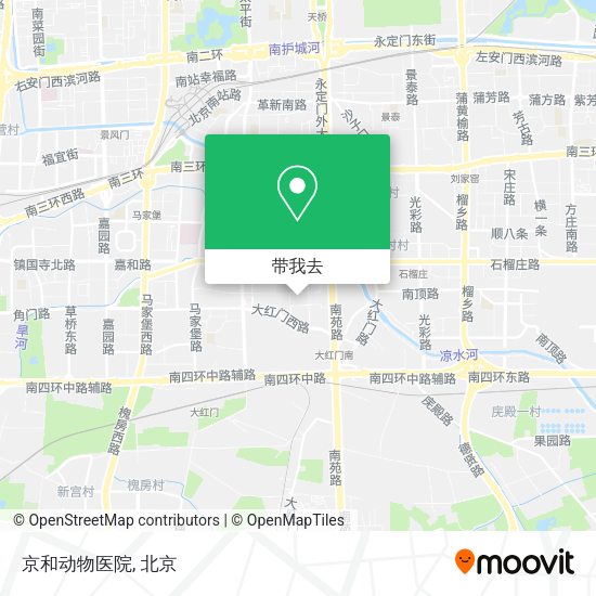 京和动物医院地图