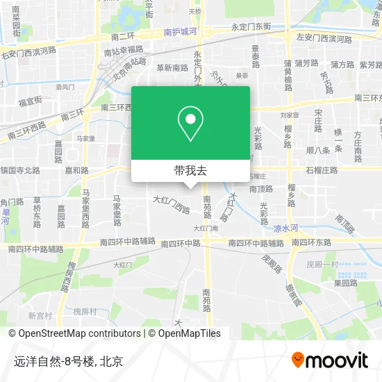 远洋自然-8号楼地图