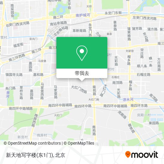 新天地写字楼(东1门)地图