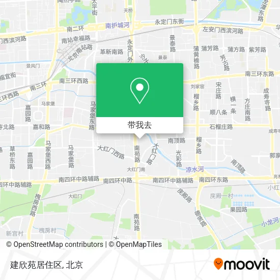建欣苑居住区地图