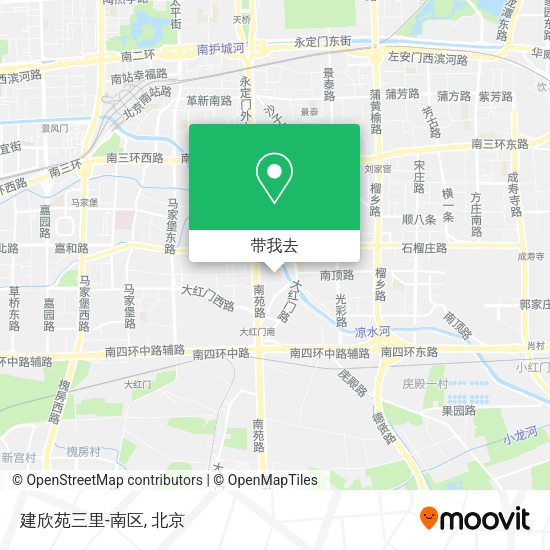 建欣苑三里-南区地图