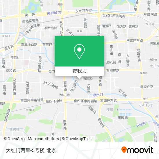 大红门西里-5号楼地图