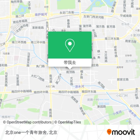 北京one一个青年旅舍地图