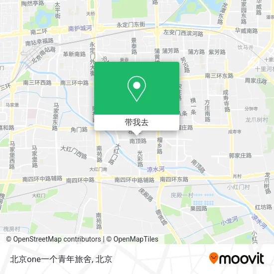 北京one一个青年旅舍地图