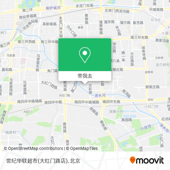 世纪华联超市(大红门路店)地图