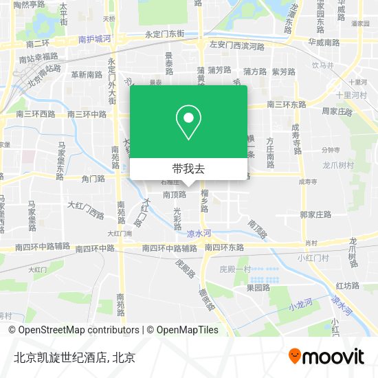 北京凯旋世纪酒店地图