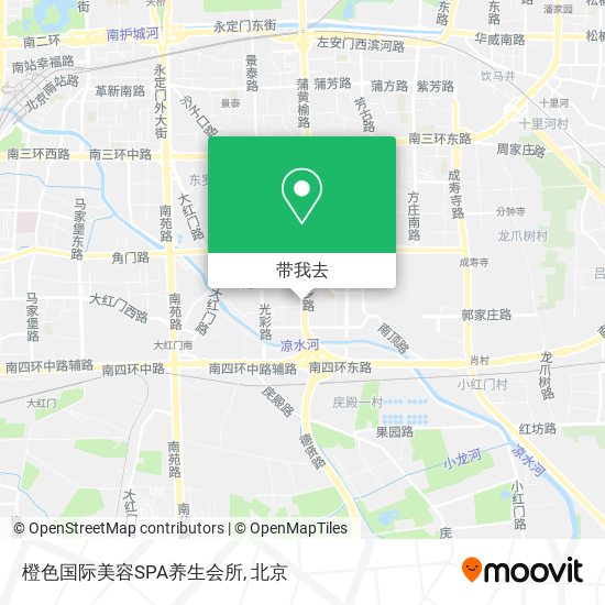 橙色国际美容SPA养生会所地图