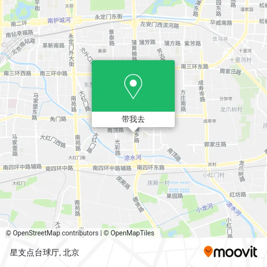 星支点台球厅地图