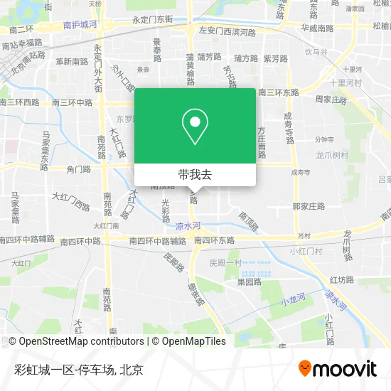 彩虹城一区-停车场地图