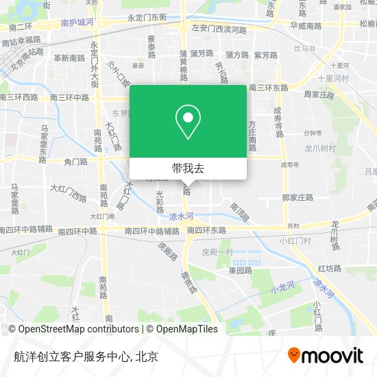 航洋创立客户服务中心地图
