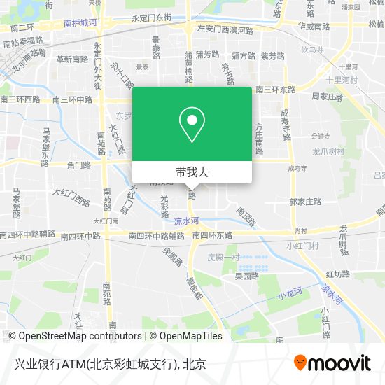 兴业银行ATM(北京彩虹城支行)地图