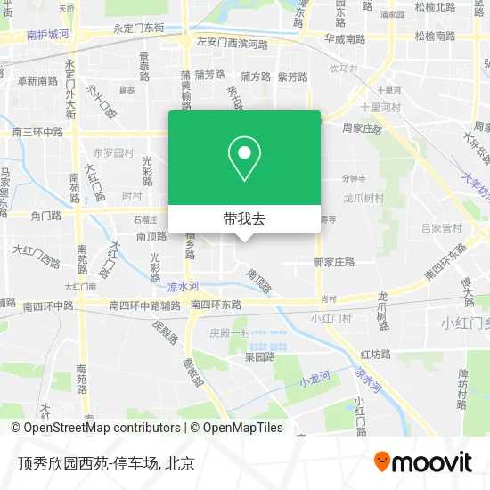 顶秀欣园西苑-停车场地图