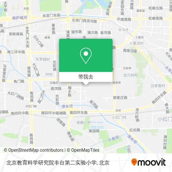 北京教育科学研究院丰台第二实验小学地图