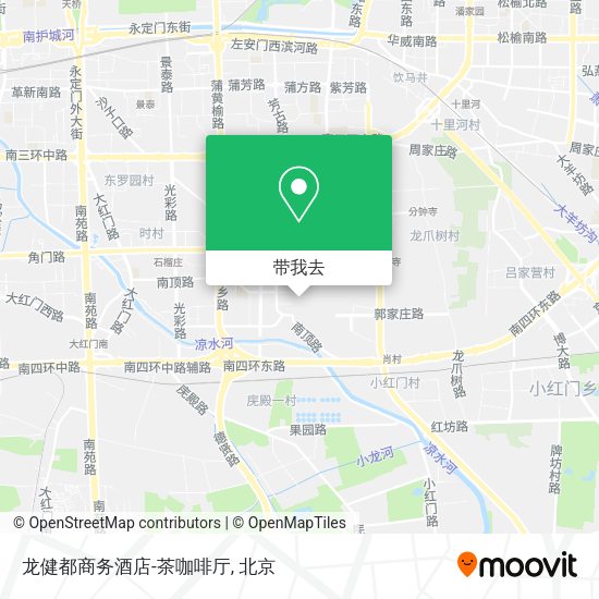 龙健都商务酒店-茶咖啡厅地图