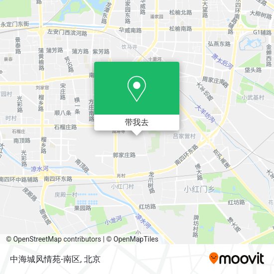 中海城风情苑-南区地图