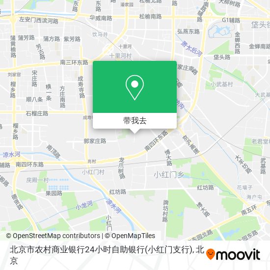 北京市农村商业银行24小时自助银行(小红门支行)地图