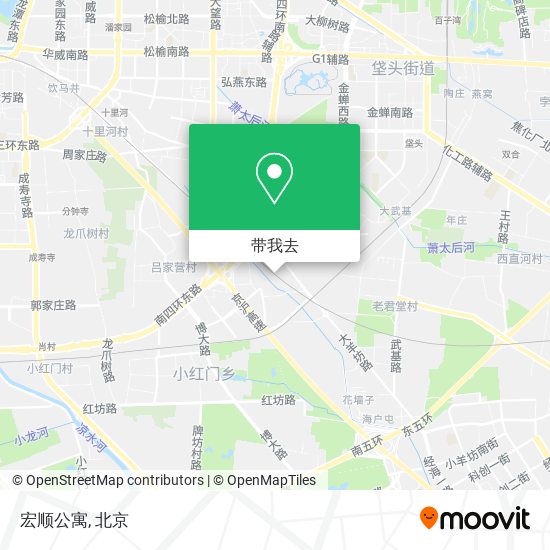 宏顺公寓地图