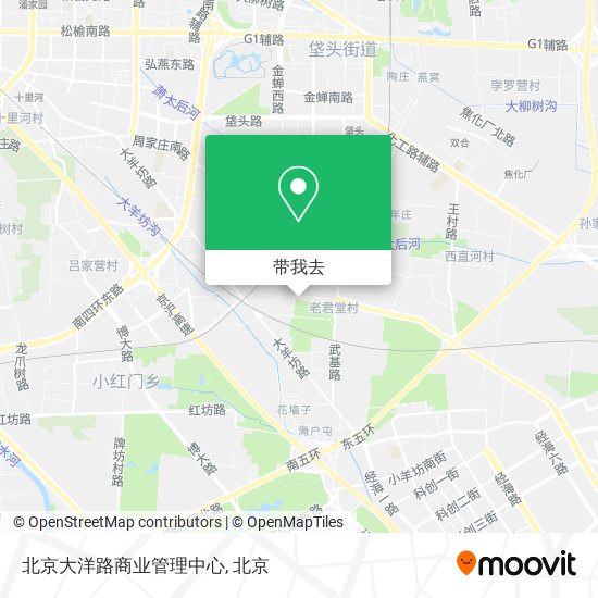 北京大洋路商业管理中心地图