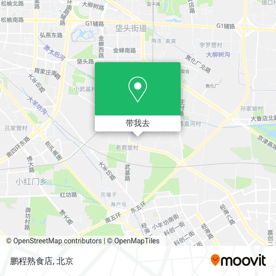 鹏程熟食店地图