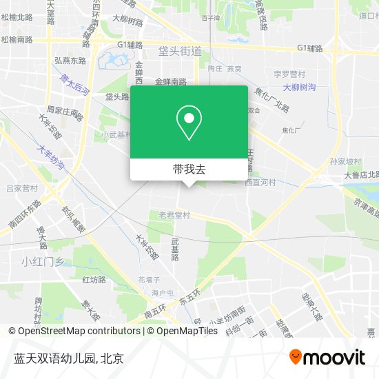 蓝天双语幼儿园地图