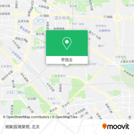 湘聚园湘菜馆地图