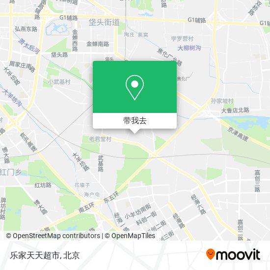 乐家天天超市地图