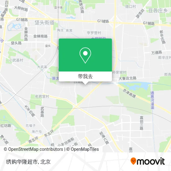绣购华隆超市地图
