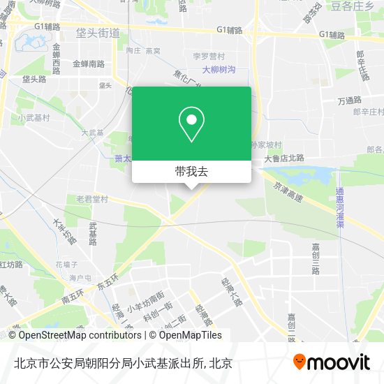 北京市公安局朝阳分局小武基派出所地图