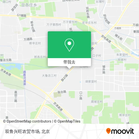 双鲁兴旺农贸市场地图