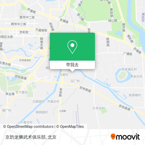 京韵龙狮武术俱乐部地图