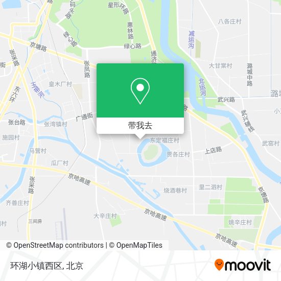 环湖小镇西区地图