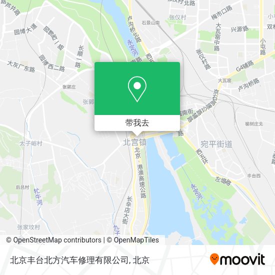 北京丰台北方汽车修理有限公司地图