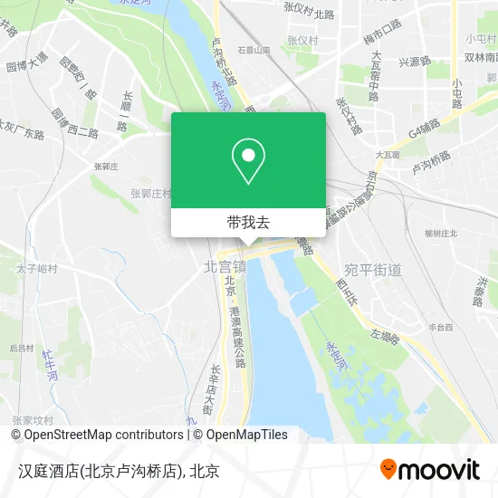 汉庭酒店(北京卢沟桥店)地图
