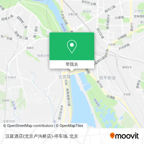 汉庭酒店(北京卢沟桥店)-停车场地图
