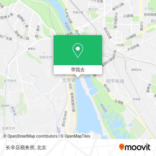 长辛店税务所地图
